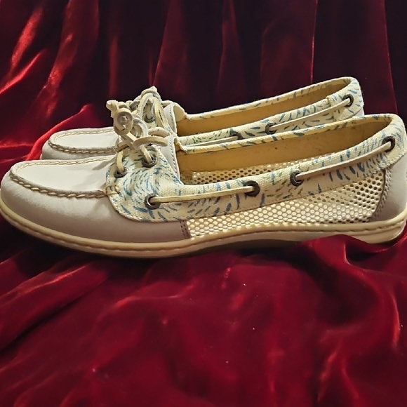 Sperry Top-Siders Blue and White Boatshoes - Picture 4 of 9